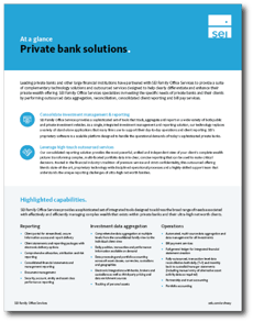 SEI Archway Private Bank Solution Overview SEI Archway Private Bank Solution Overview