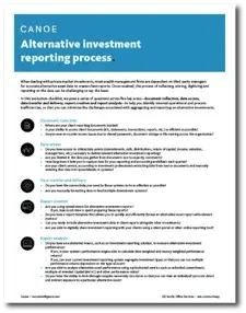 Alternative Investment Reporting Process Evaluation Checklist_Web