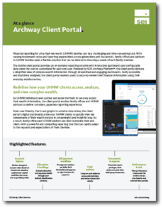 SEI Archway Client Portal Solution Overview