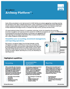 SEI Archway Integrated Accounting Software Overivew