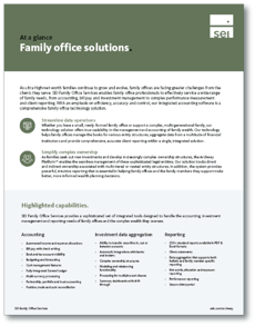 Family Office Solutions